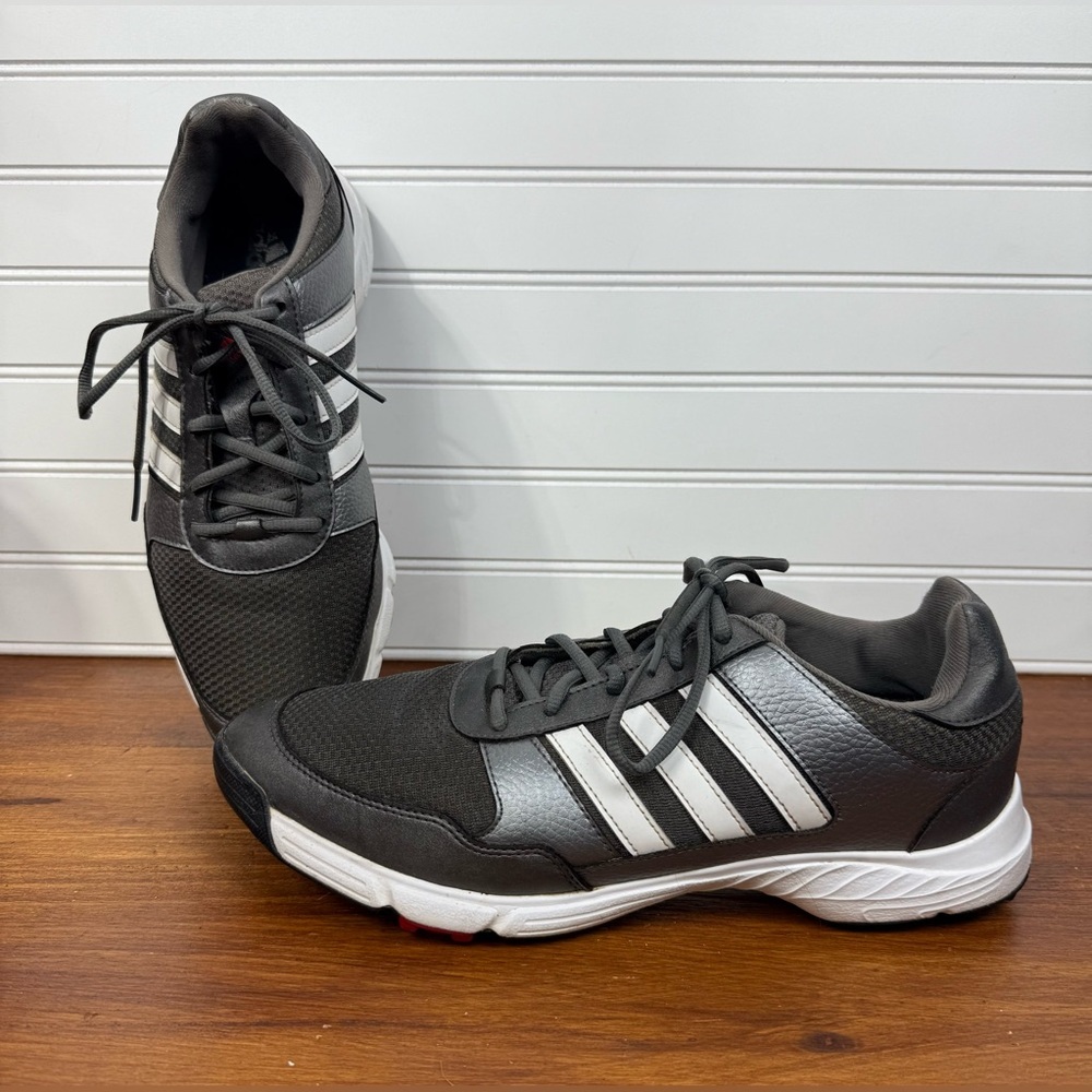 Adidas men’s gray and white Tech Response golf shoe. Size 10. - Picture 2 of 9